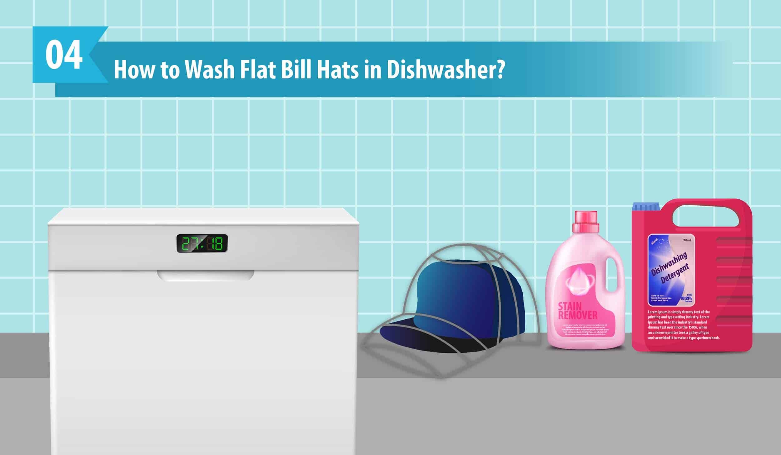 How to Wash Flat Bill Hats in Dishwasher