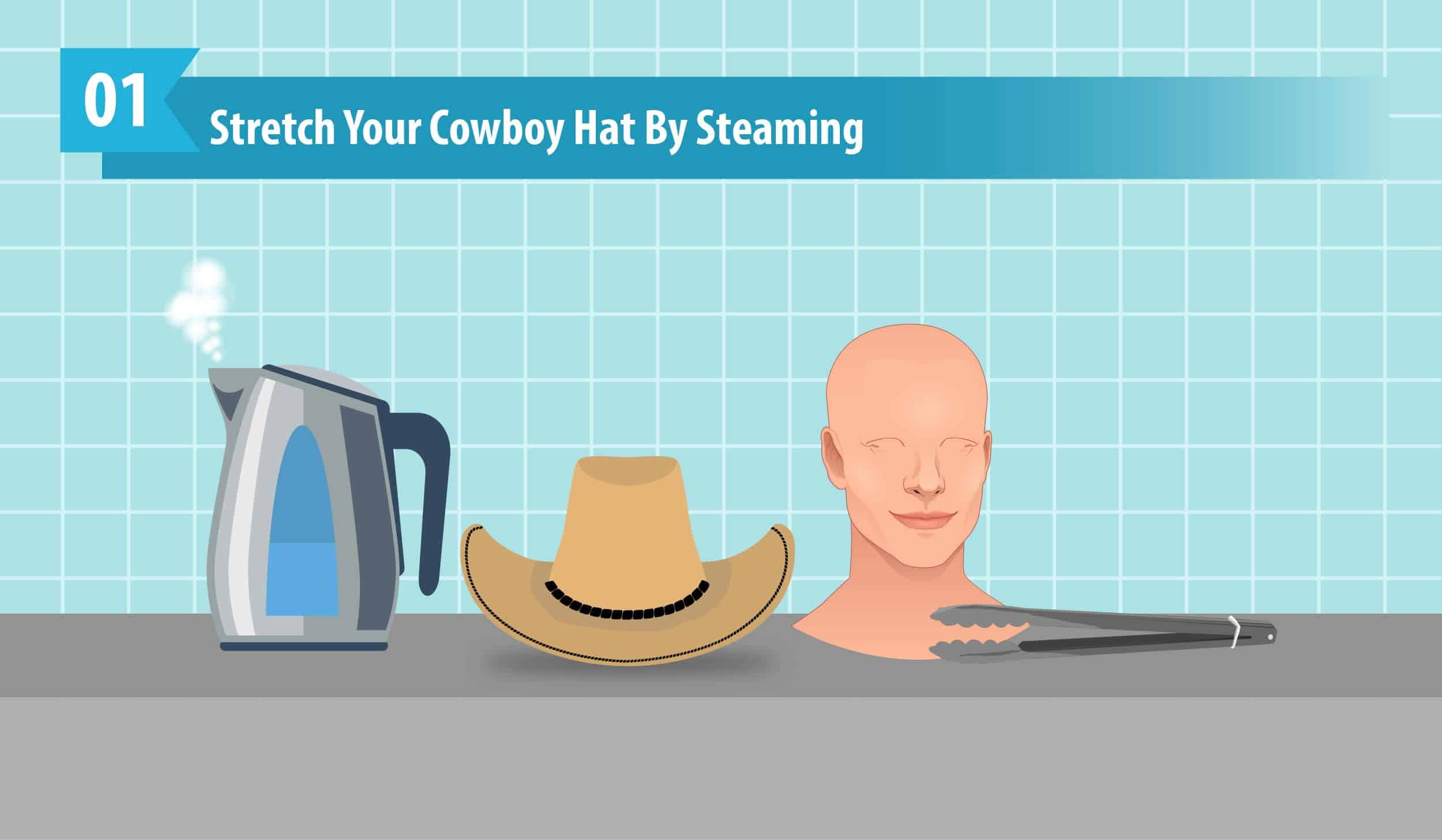 Stretch Your Cowboy Hat By Steaming