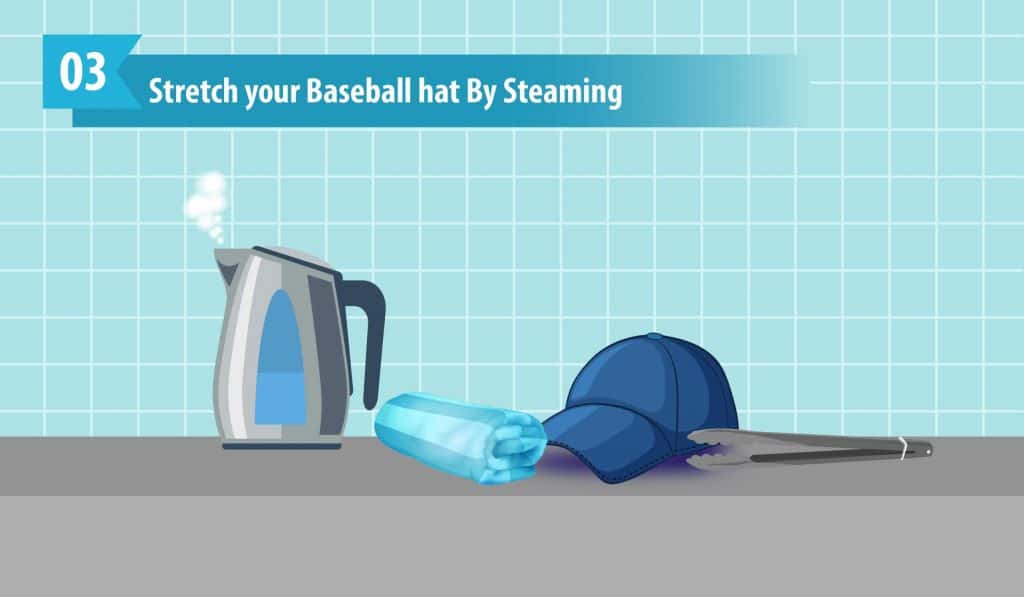 Stretch your Baseball hat By Steaming