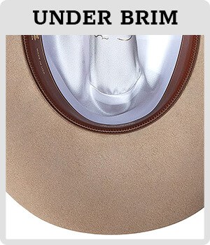 under brim