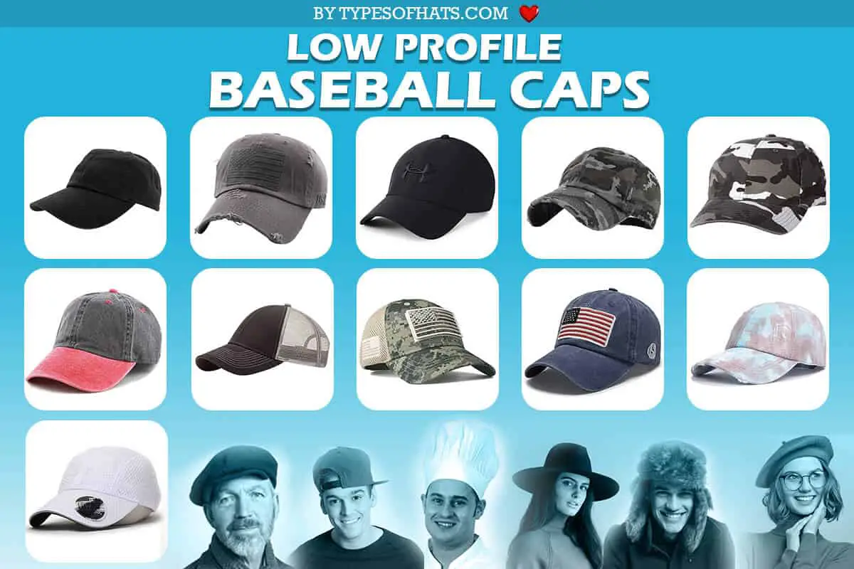 Low Profile Baseball Caps for Men & Women
