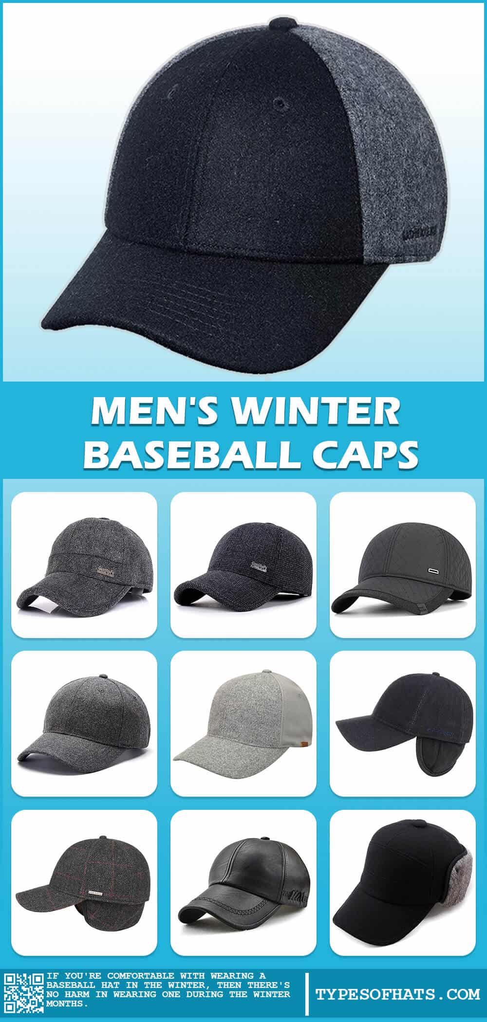 Men's Winter Baseball Caps