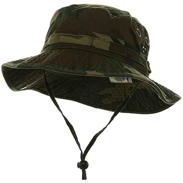 Camouflage cotton bucket hat