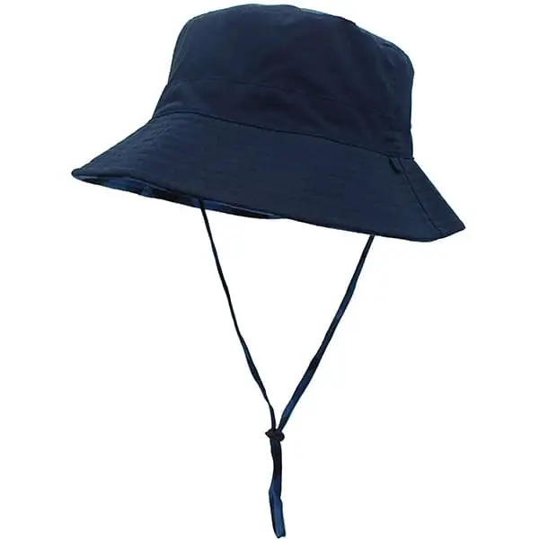 Bucket hat with detachable cord