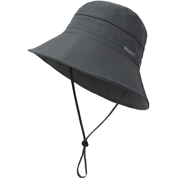 Women's bucket hat with strings