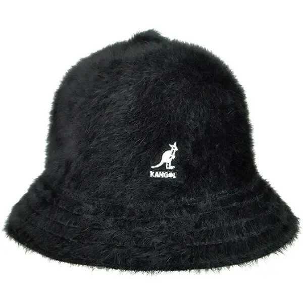 Kangol black bucket hat for women