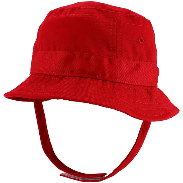 Bucket hat with chin strap