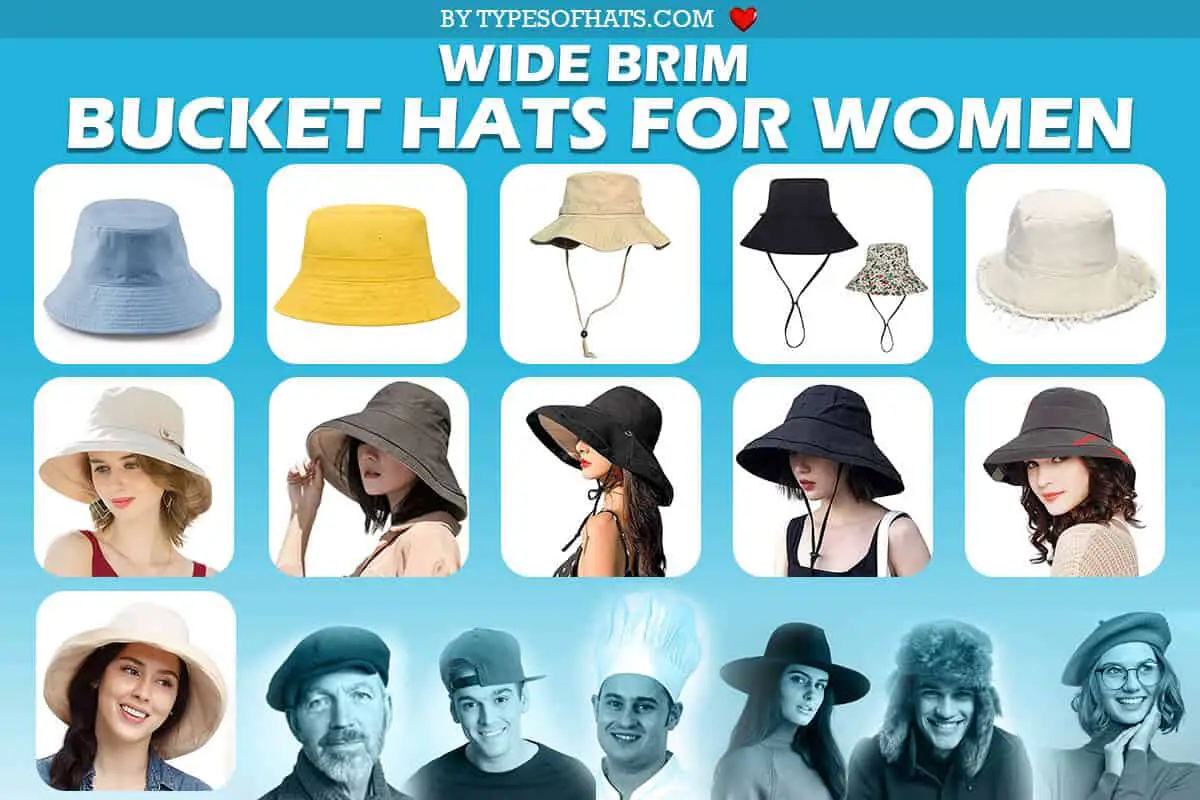 Wide Brim Bucket Hats for Women_Best Wide Brim Bucket Hats