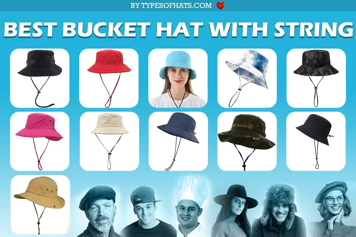 best bucket hats with string