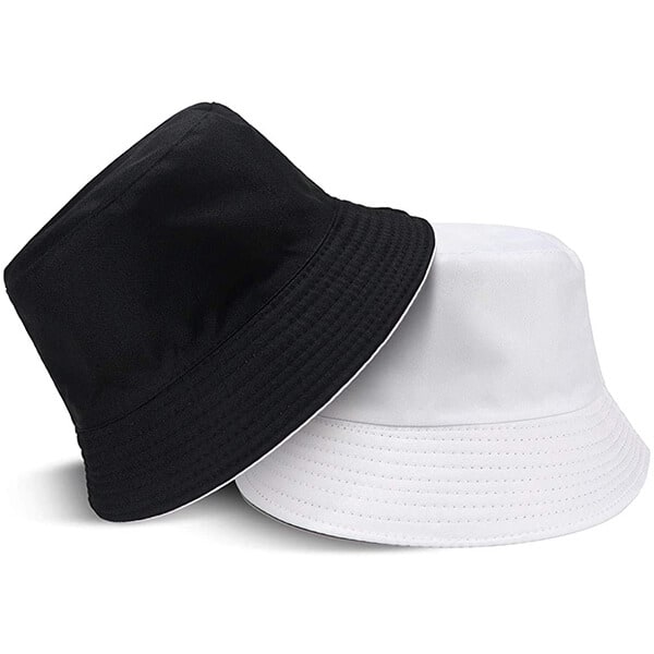 100% cotton reversible bucket hat