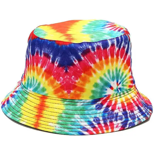Soft unisex tie dye bucket hat