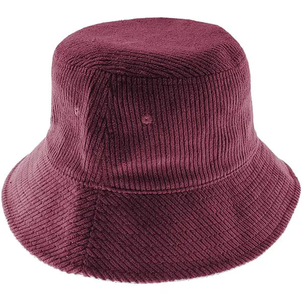 Lightweight corduroy bucket hat