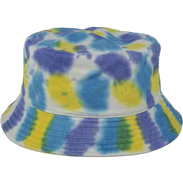Tie dye travel bucket hat