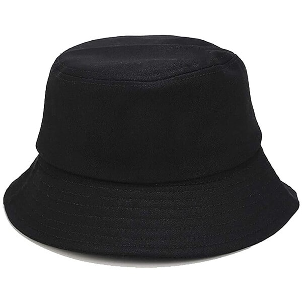 Solid color reversible bucket hat