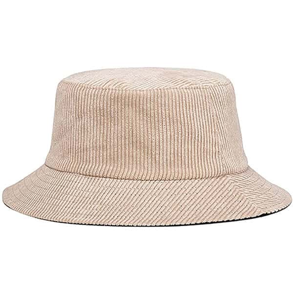 Cotton twill corduroy bucket hat