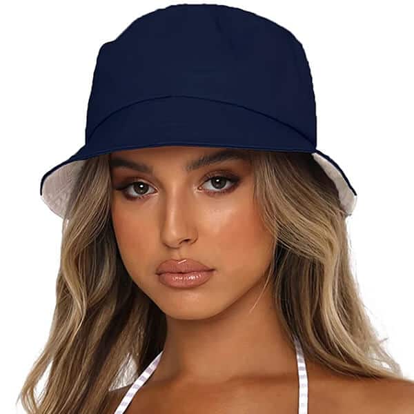 Reversible summer bucket hat