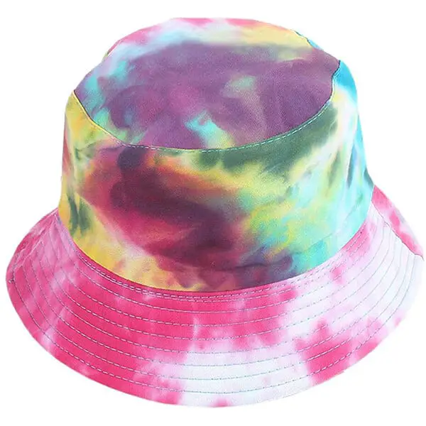 Charming tie dye bucket hat
