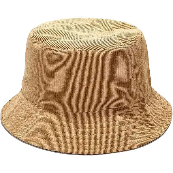 Corduroy bucket hat for men and women