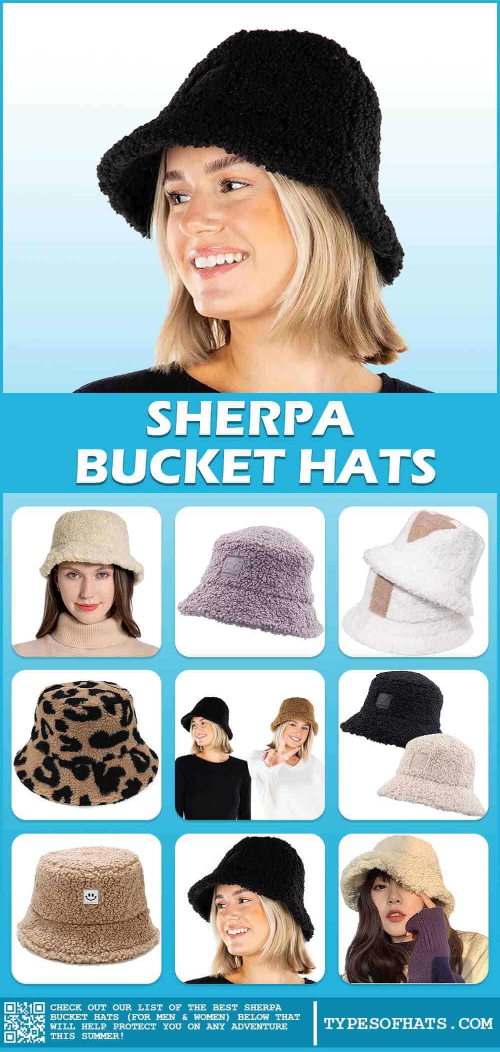 best sherpa bucket hats