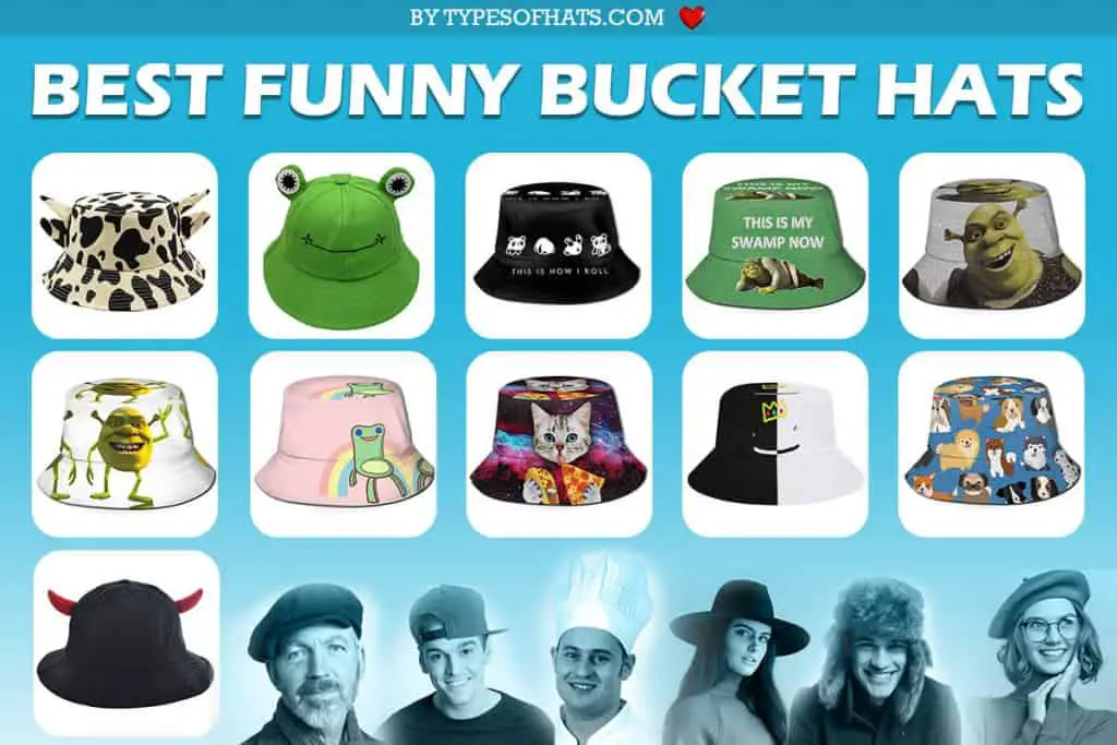 funny bucket hat