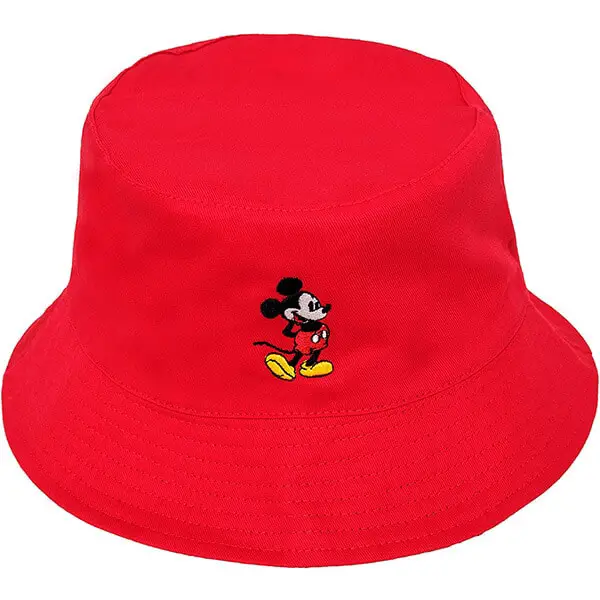 Kids Girl Boy Bowknot Mickey Minnie Bucket Hat Toddler Cotton Casual Sun Caps