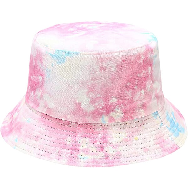 Tie-dye reversible bucket hat