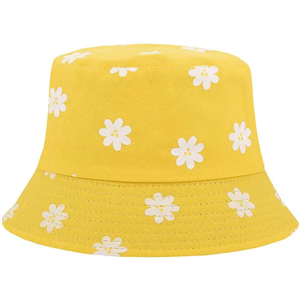 Daisy printed bucket hat