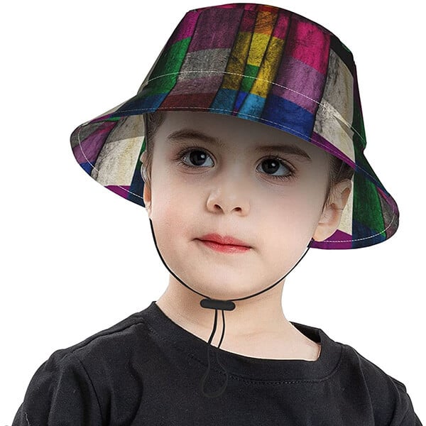 Colorful baby bucket hat