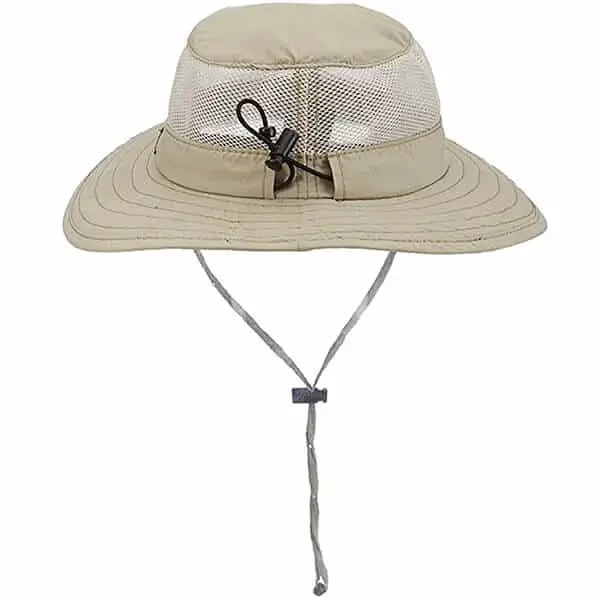 Nylon mesh bucket hat