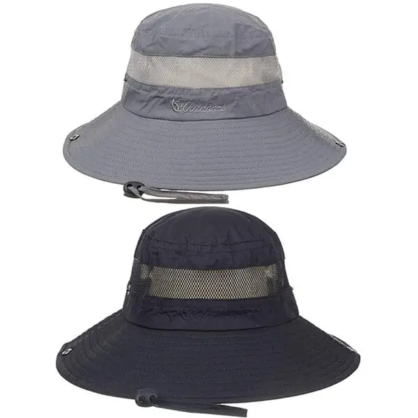 2 pcs mesh bucket hat