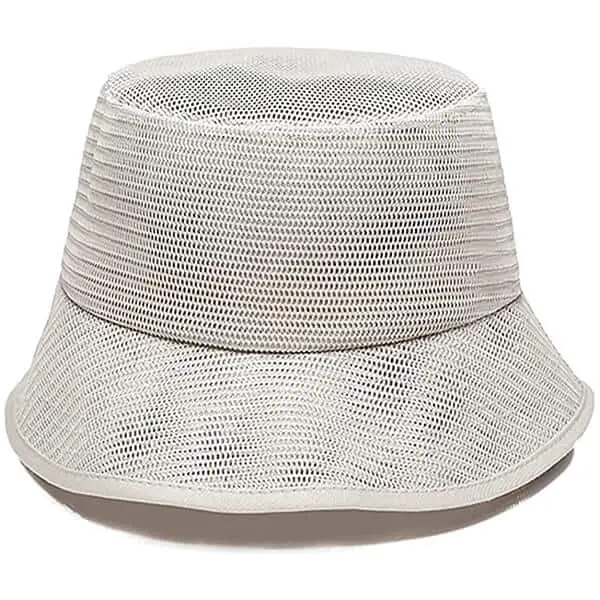 Mesh bucket hat for large head