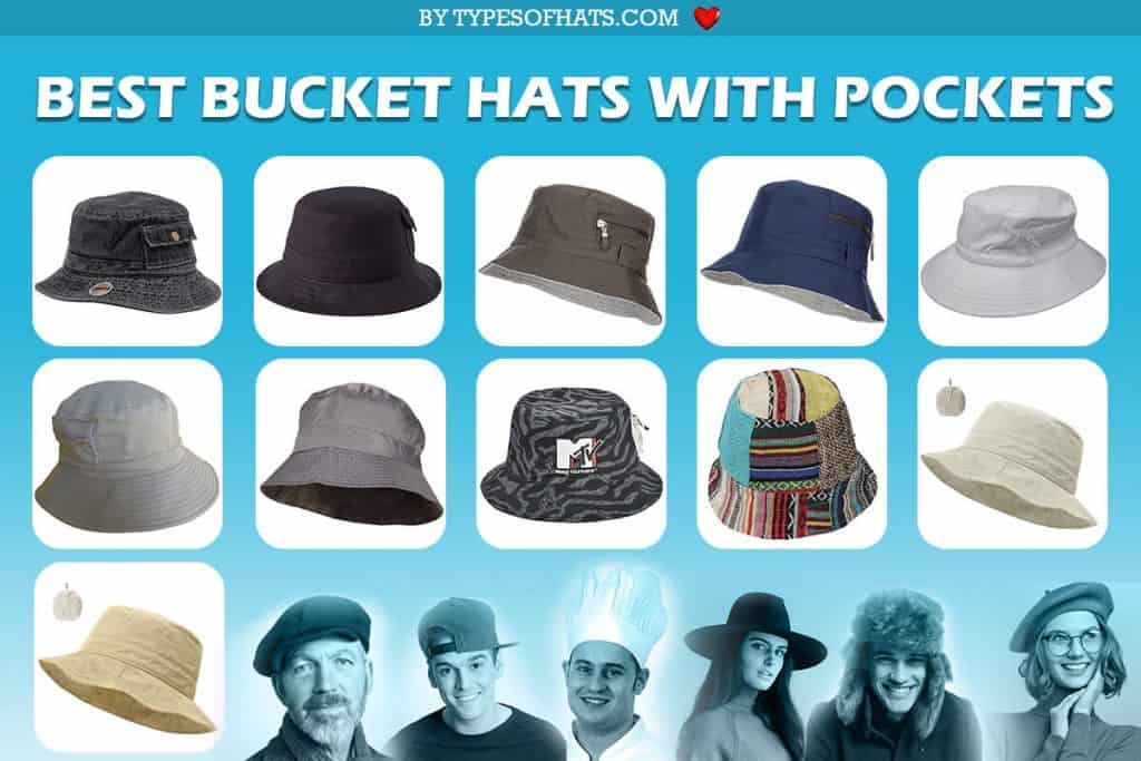 pocket bucket hats