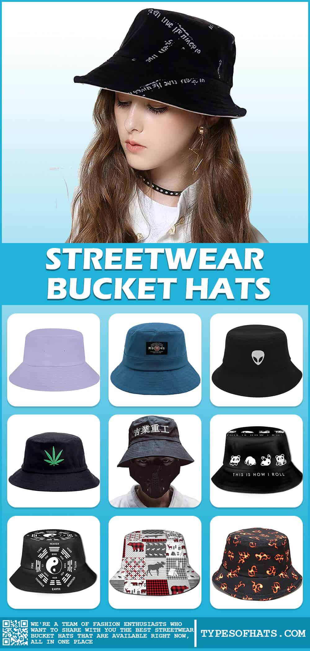 streetwear bucket hat