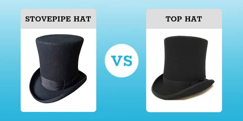 stovepipe hat vs top hat