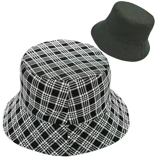 Double-side-wear hiking bucket hat