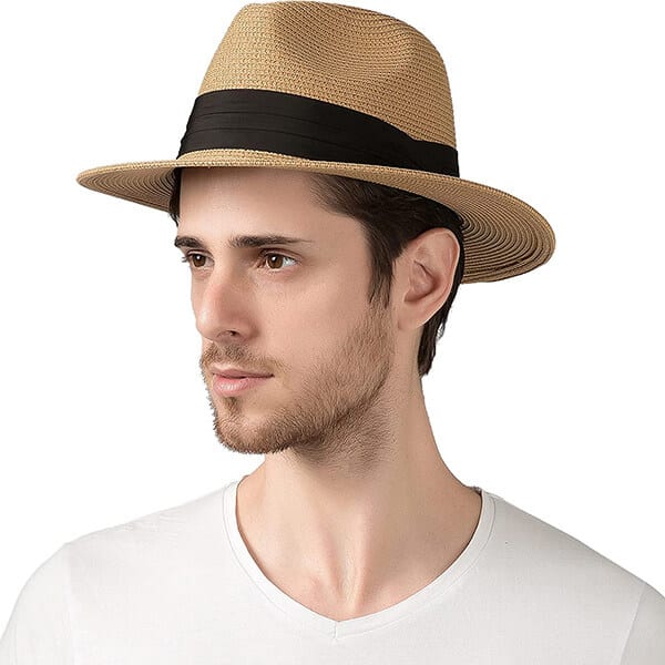 Men's wide brim bucket hat