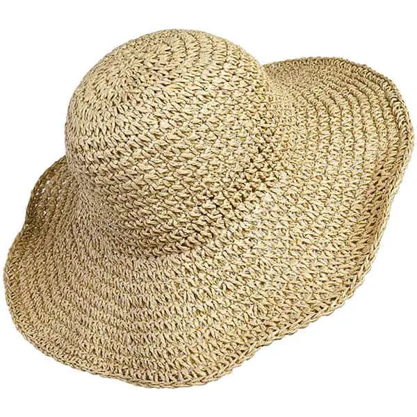 Large women's straw hat
