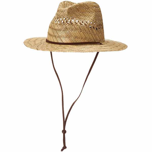 Men's jetty side straw fishing hat