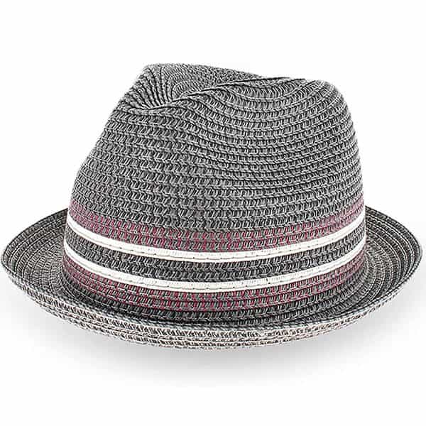 Shaded color trilby fedora hat