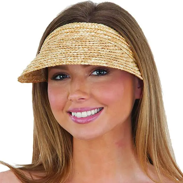 Braid visor for women