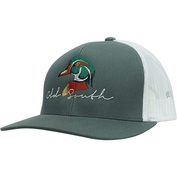 Wood duck embroidered trucker cap
