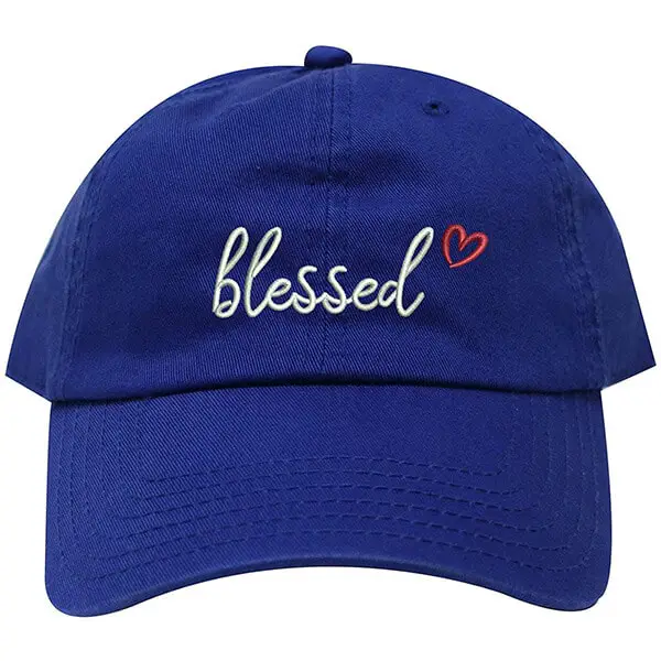Blessed unstructured baseball cap