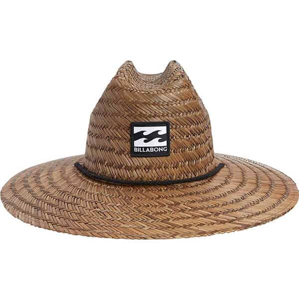 Men's classic straw lifeguard hat