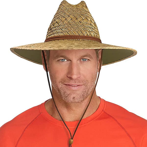 Unisex bondi straw beach hat