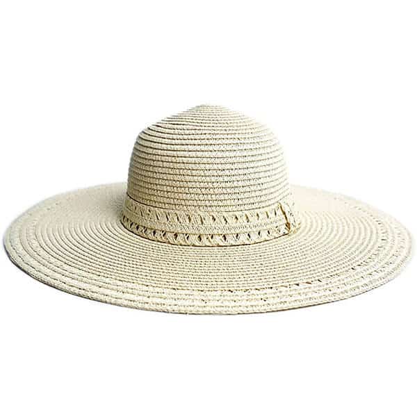 Women's wide brim straw hat