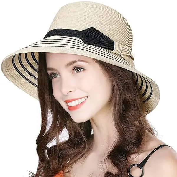 Fedora summer straw hat