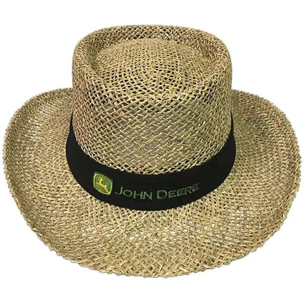John Deere gambler golf straw hat