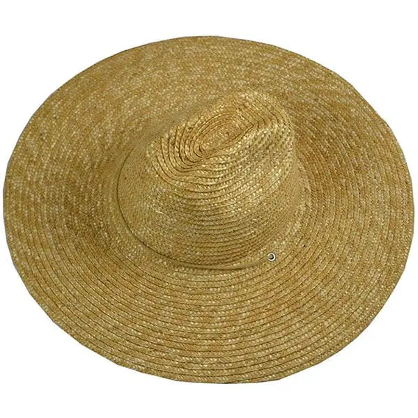 Men's wild brim straw hat