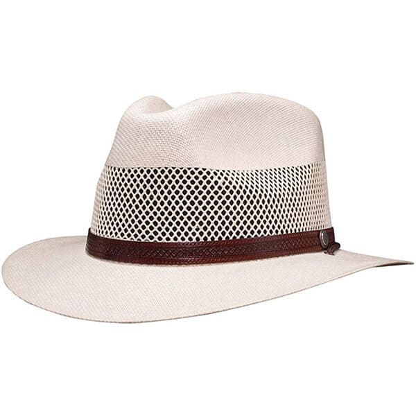 Milan straw fedora hat