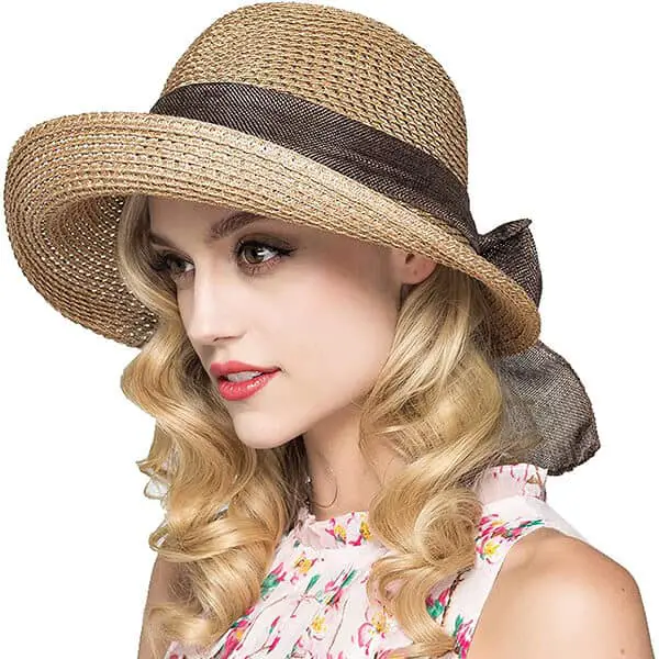 Women's vintage straw hat